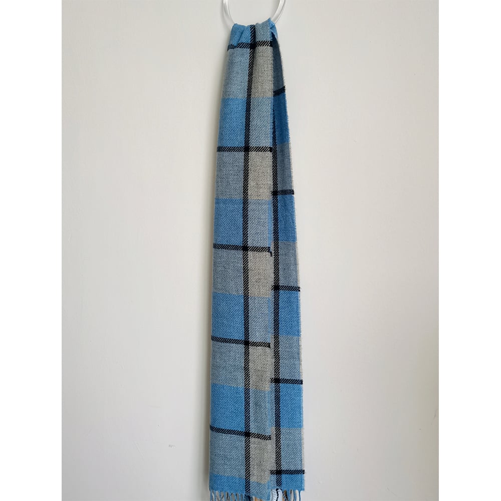 90%WOOL10%CASHMERE WOVEN SCARF SCW-6667-STM