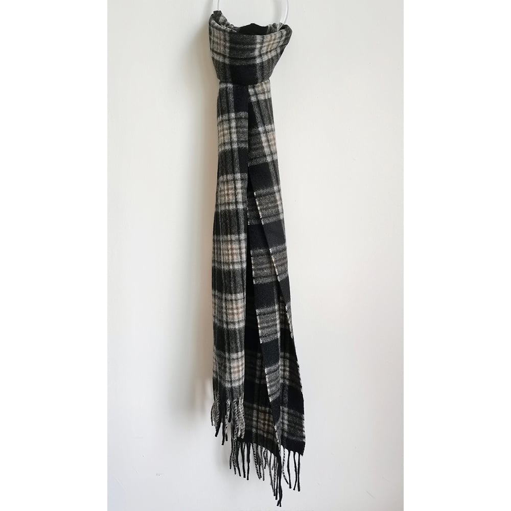 95%WOOL 5%CASHMERE WOVEN SCARF SCW-7328-HHF