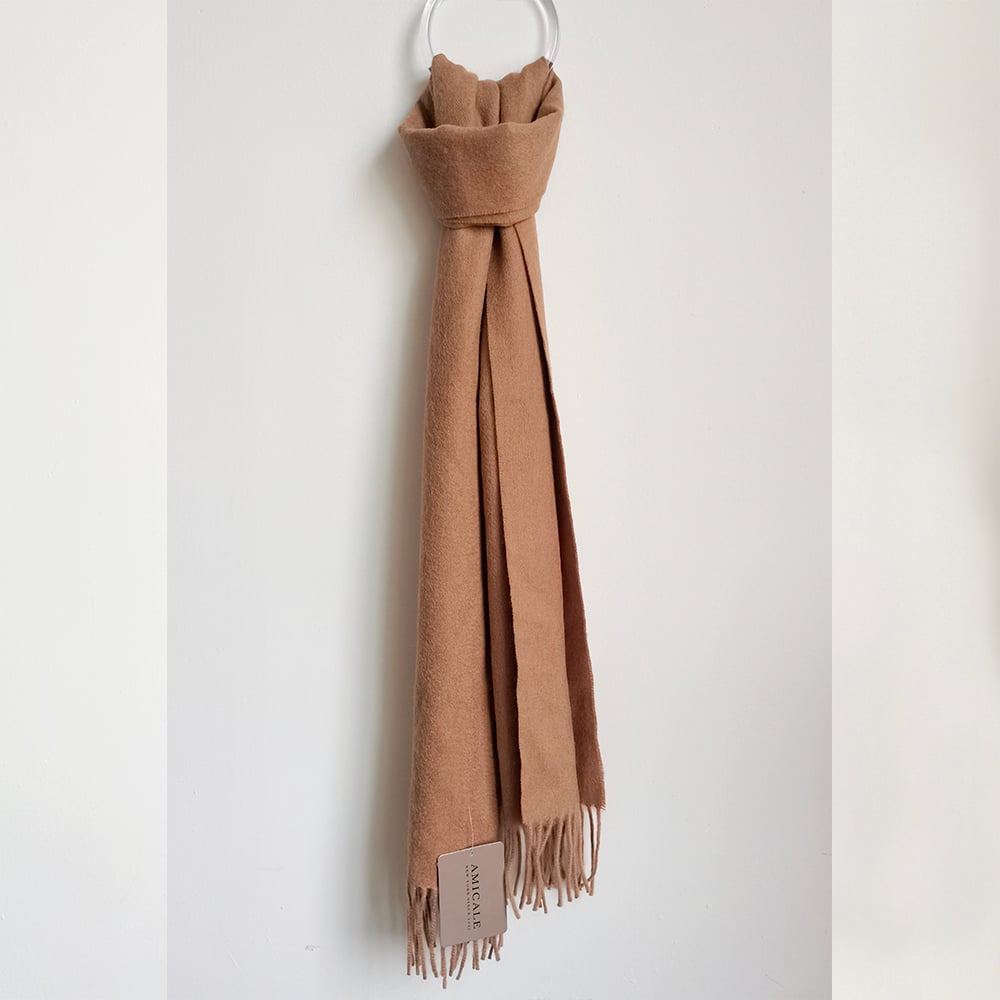 100% CAMELHAIR WOVEN SCARF SCW-3119002-AMQ