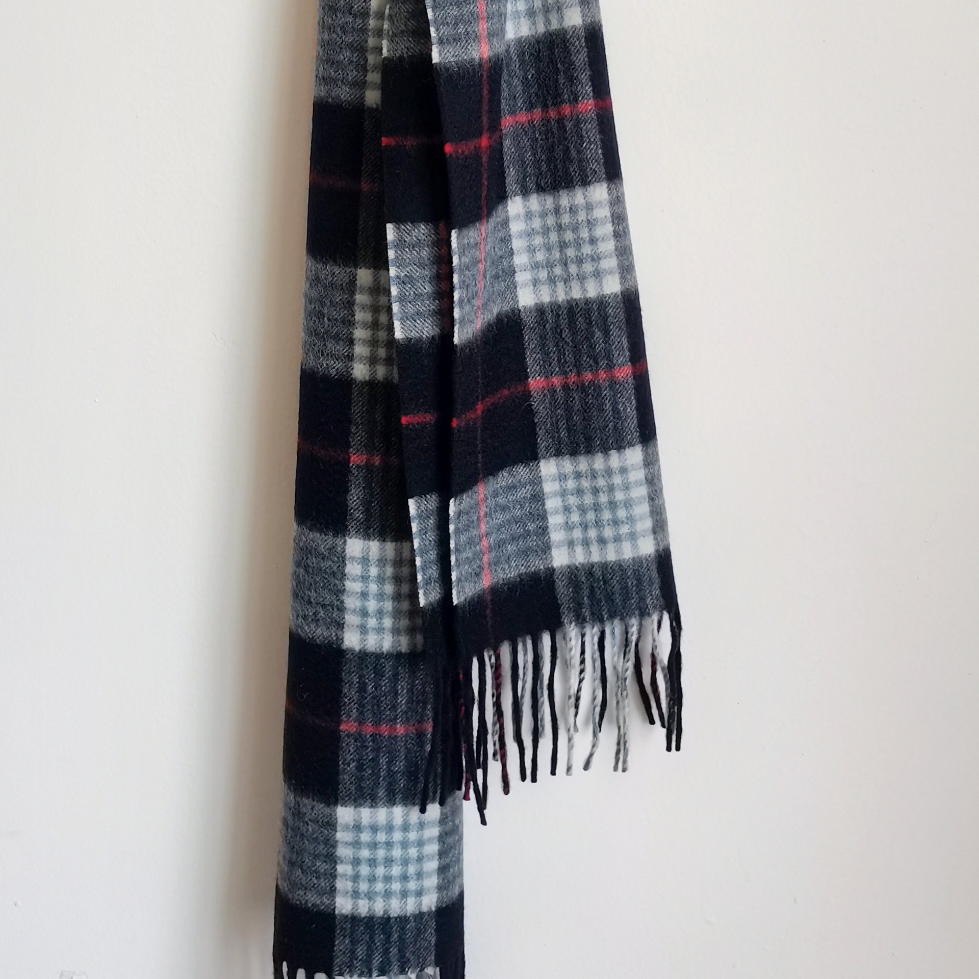 95%WOOL 5%CASHMERE WOVEN SCARF SCW-7324-HHF