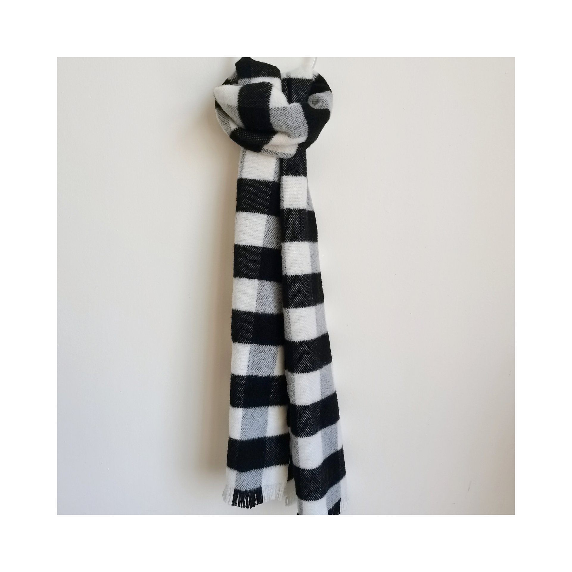 100%WOOL WOVEN SCARF SCW-3993-RB