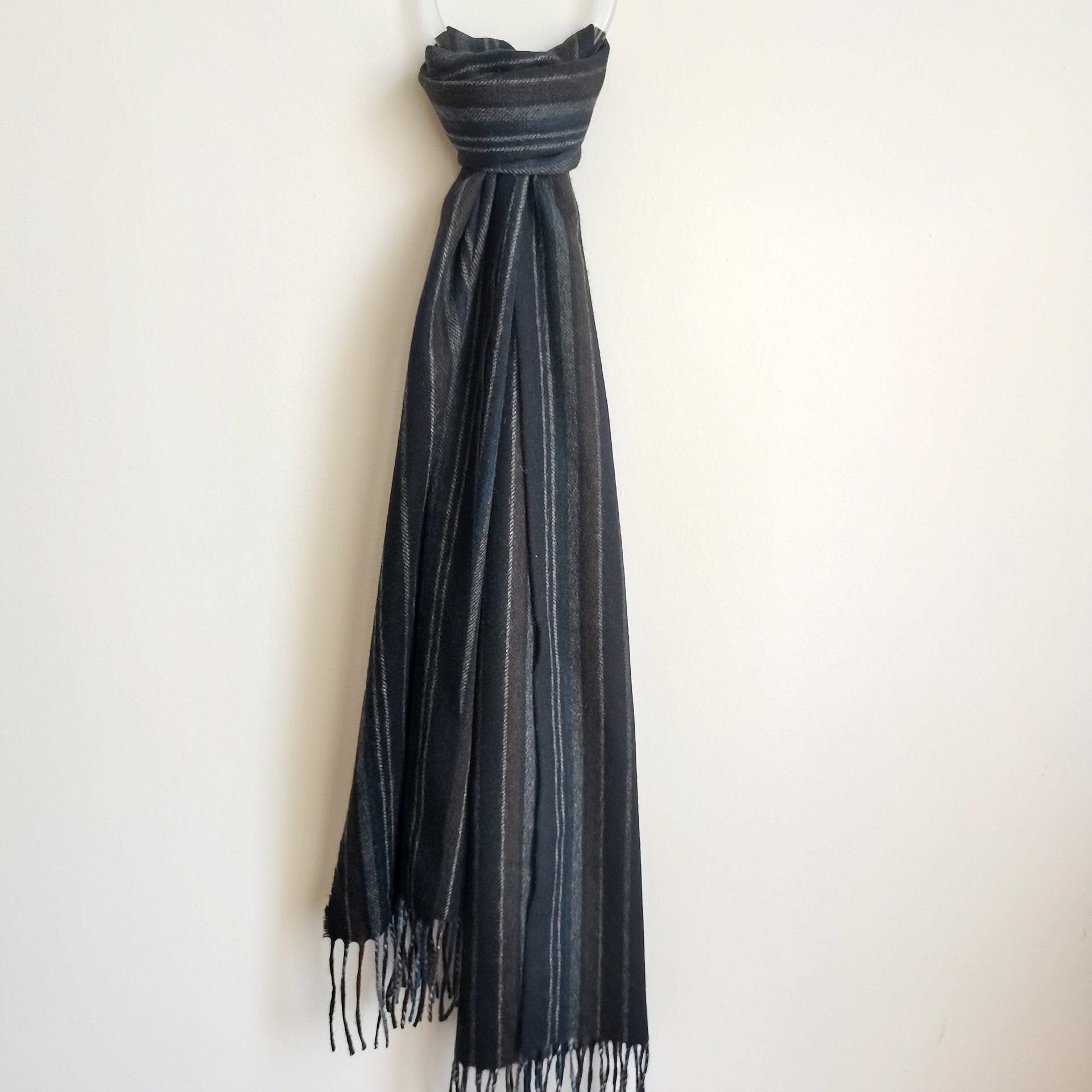 100%CASHMERE WOVEN SCARF SCW-7282-JAB