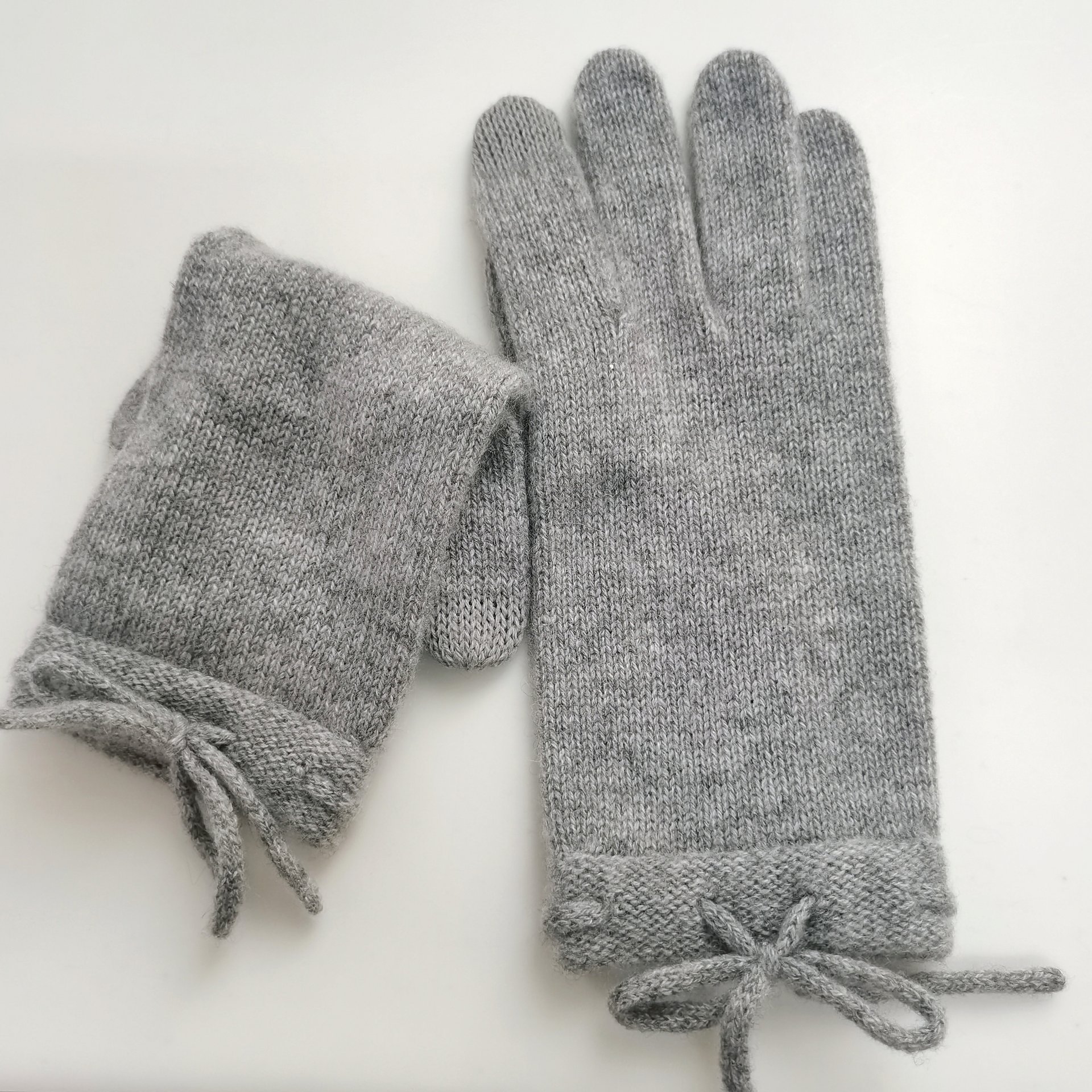 100% CASHMERE KNIT GLOVES GLK-7656-PHX