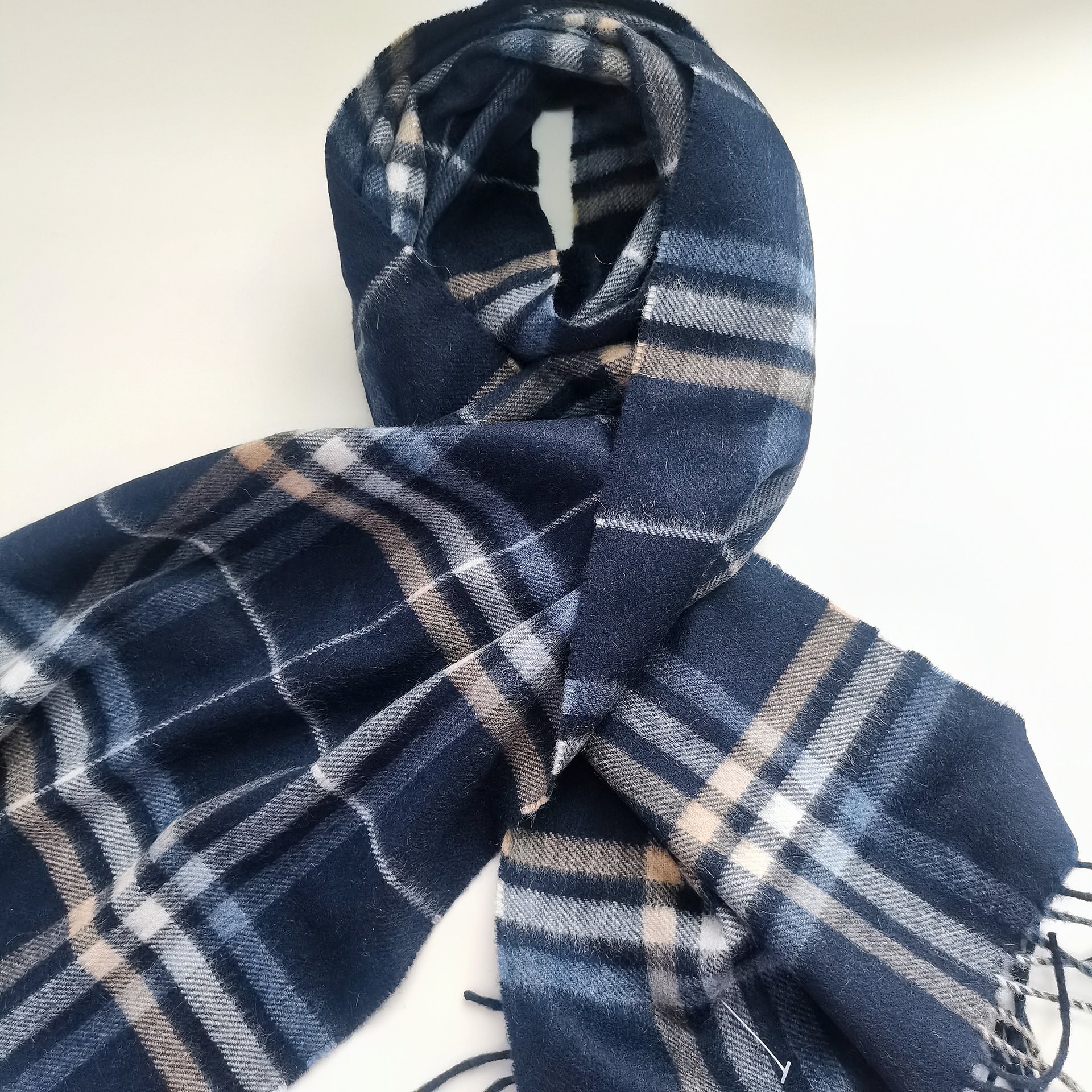 100%CASHMERE WOVEN SCARF SCW-7277-JAB