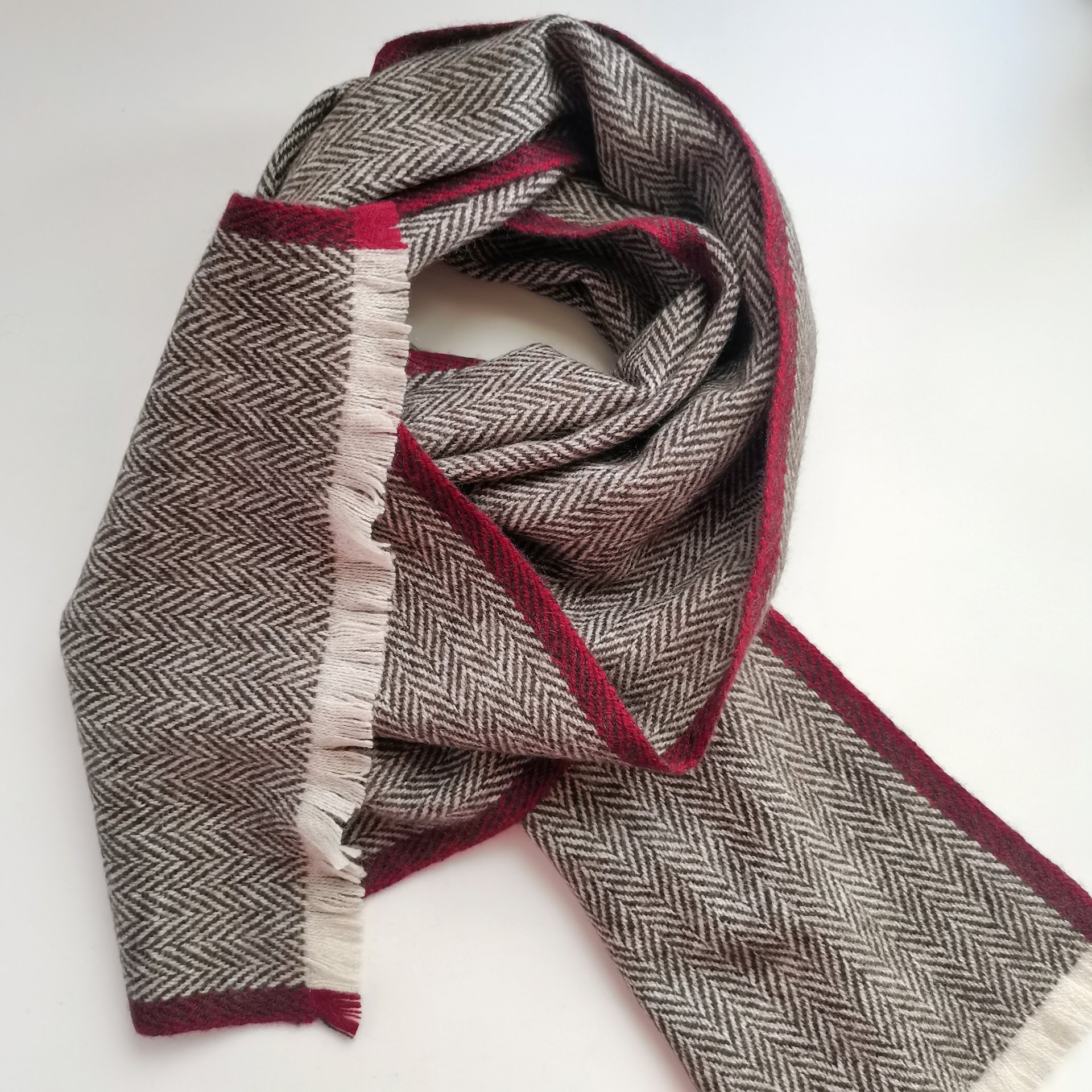 100% CASHMERE WOVEN SCARF SCW-6285-LTM