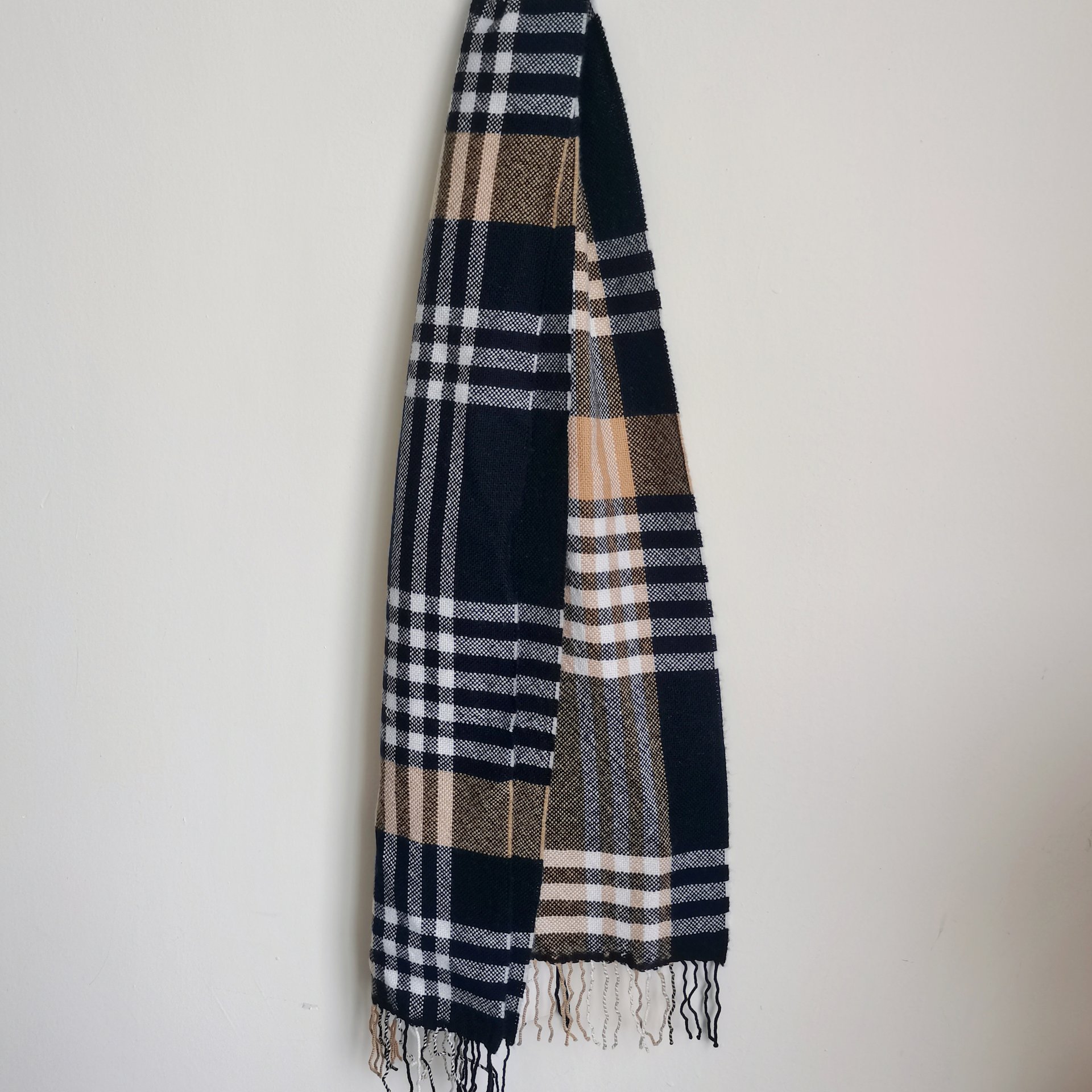 100% WOOL WOVEN SCARF SCW-4432-BB