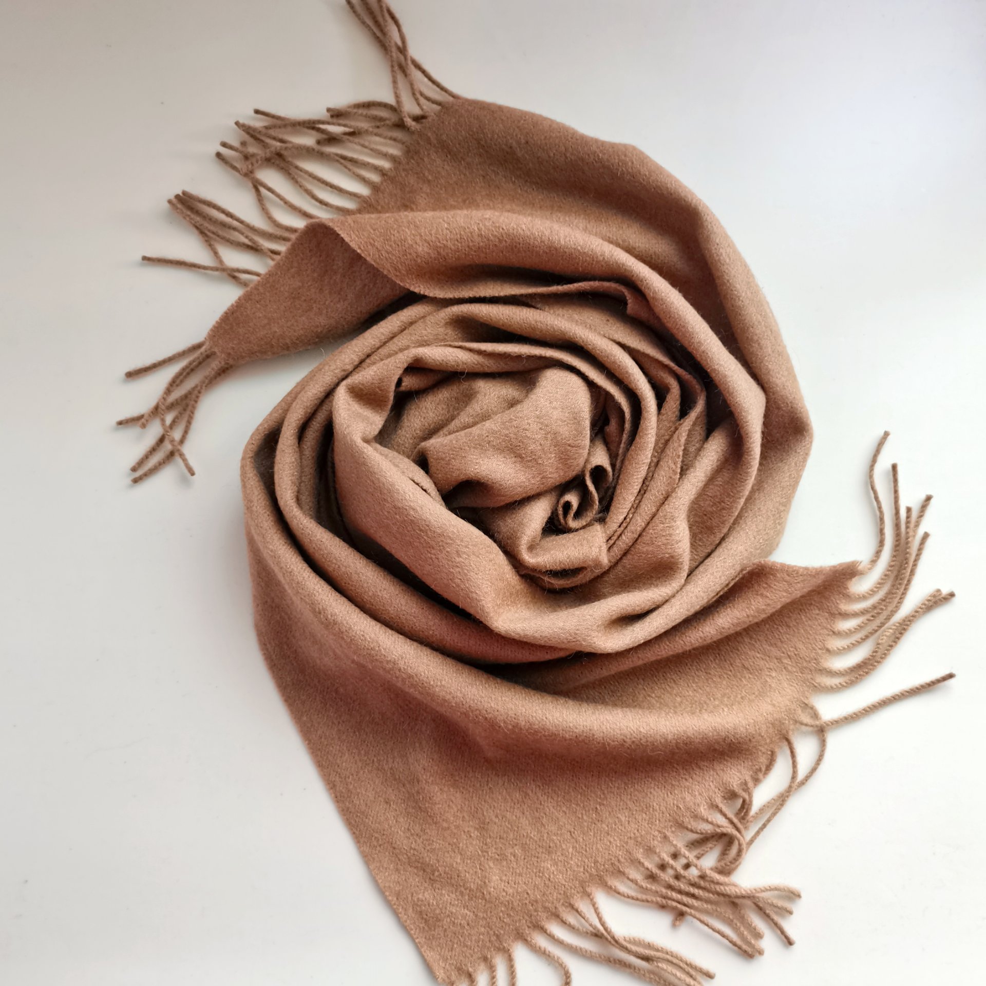 100% CAMELHAIR WOVEN SCARF SCW-3119002-AMQ