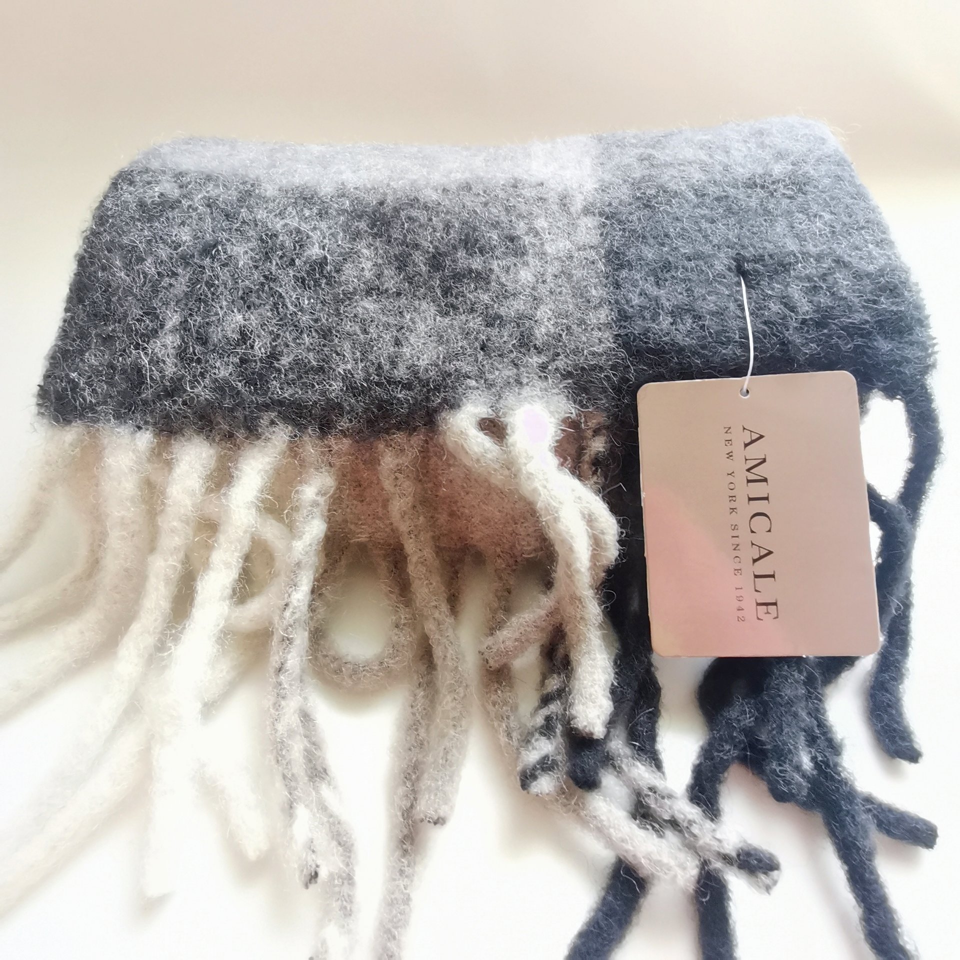 Premium Wholesale Fringe Cashmere Scarf 100% Cashmere