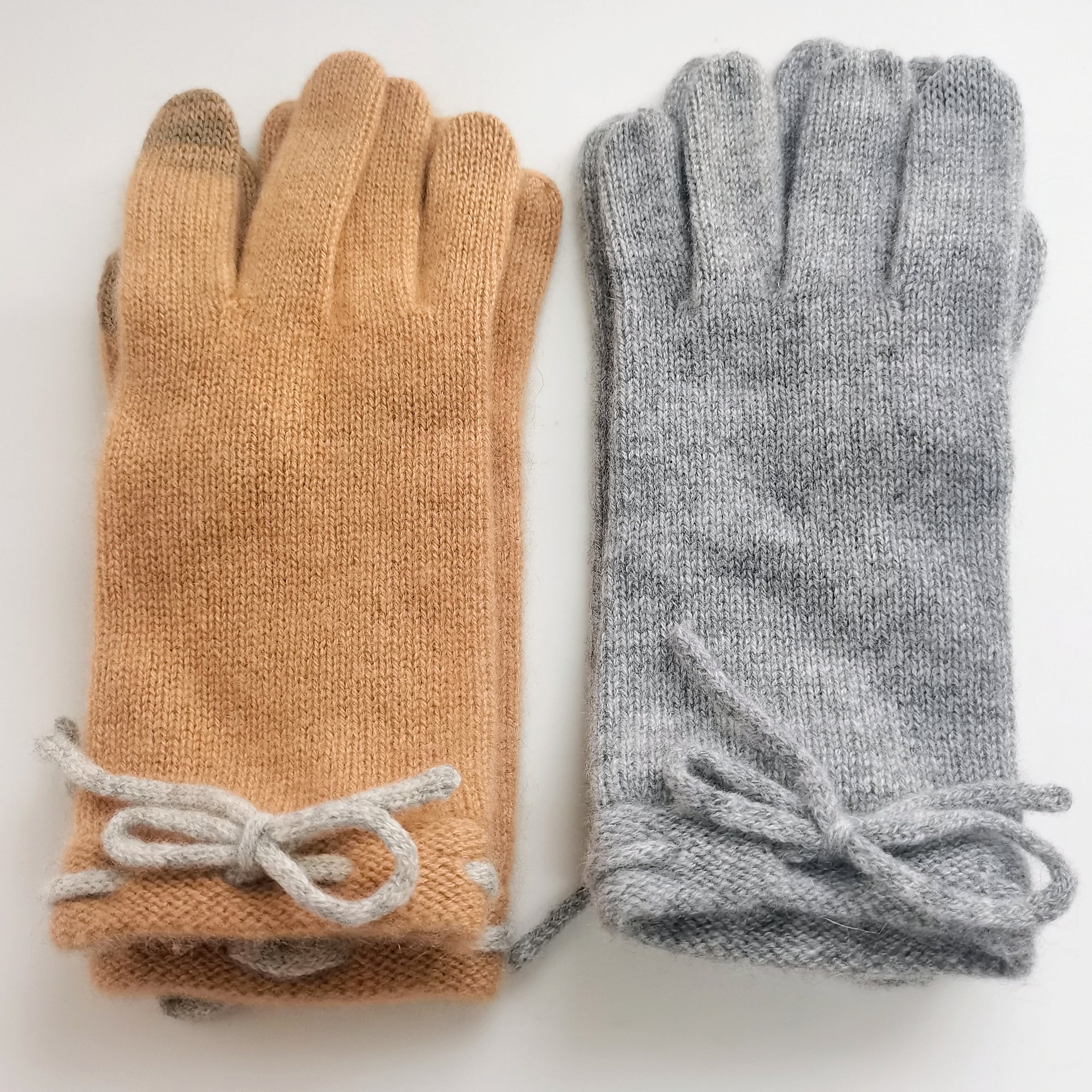 100% CASHMERE KNIT GLOVES GLK-7656-PHX