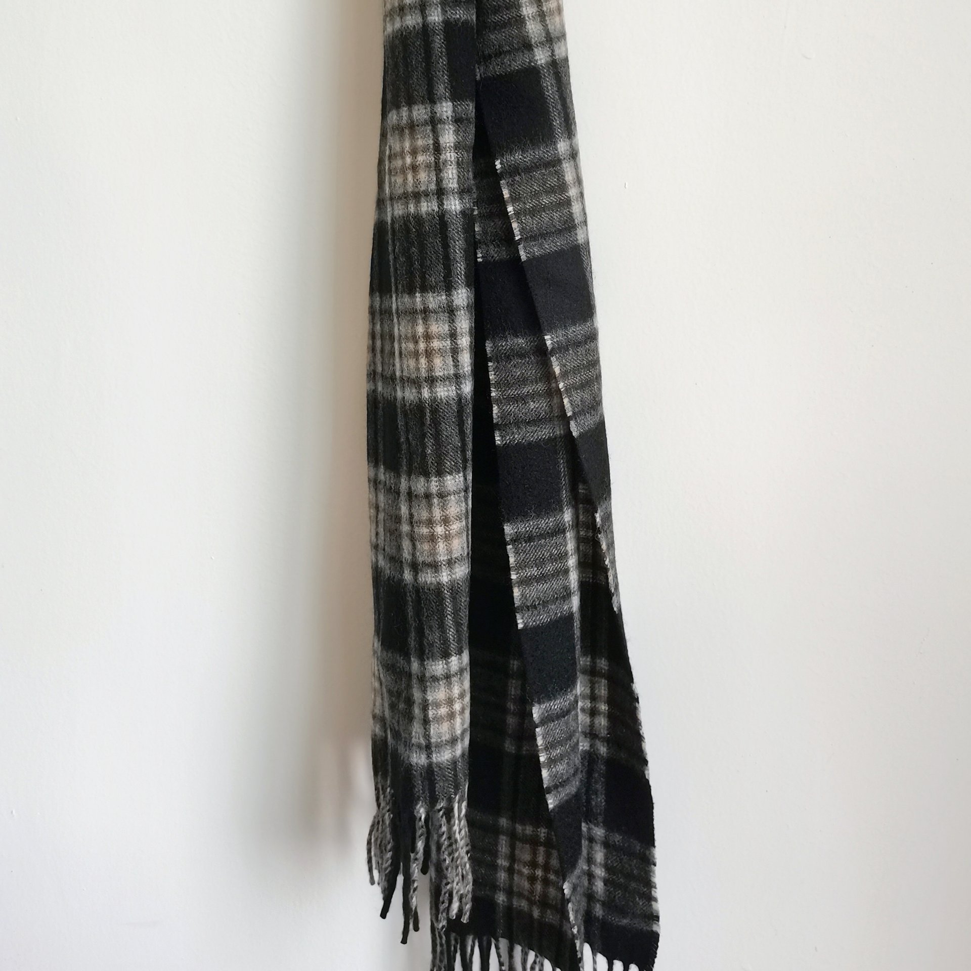 95%WOOL 5%CASHMERE WOVEN SCARF SCW-7328-HHF