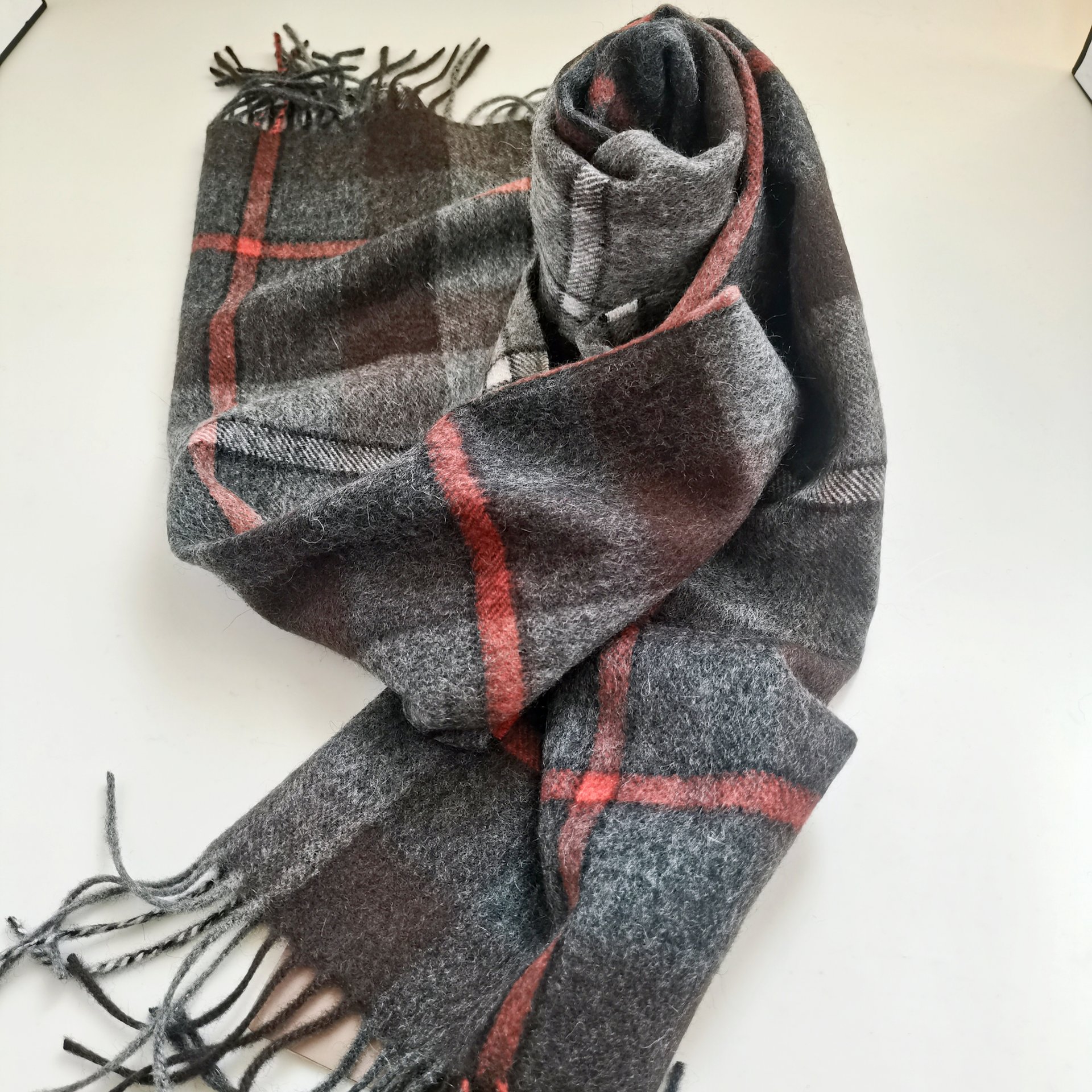 100%CASHMERE WOVEN SCARF C10064G