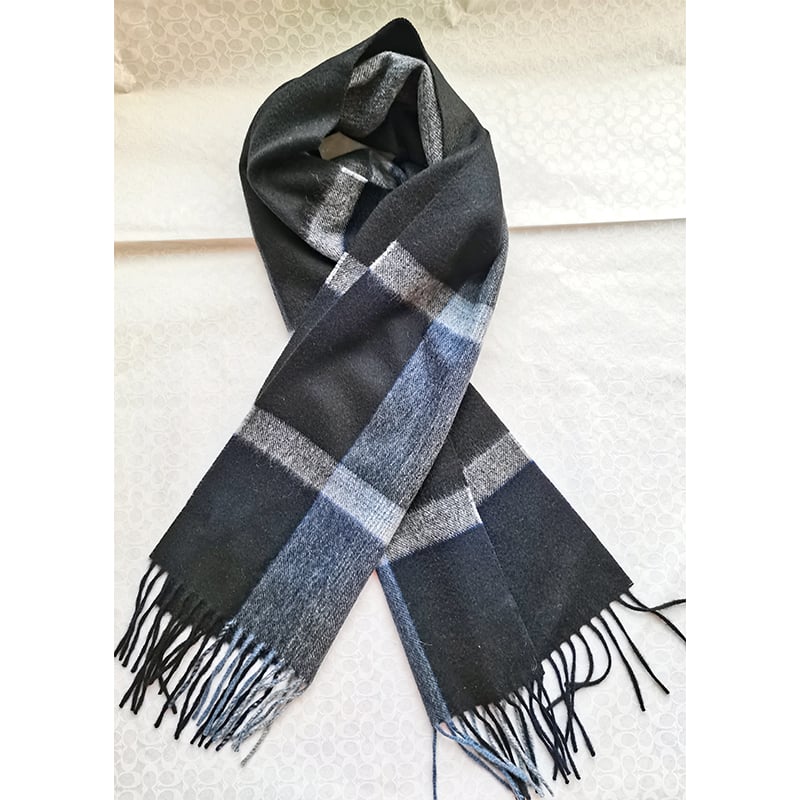 95%WOOL 5%CASHMERE WOVEN SCARF SCW-8176-HHF