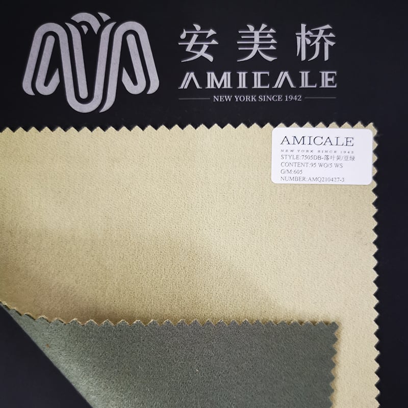 95% WOOL 5% CASHMERE DOUBLE FACE WOVEN FABRIC 7505DB