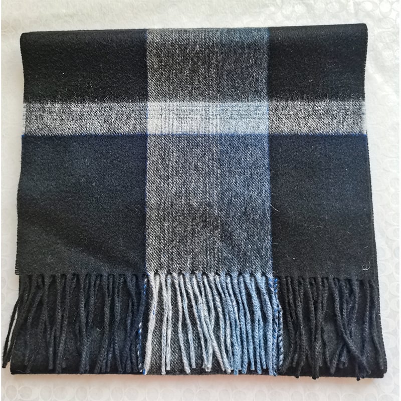 95%WOOL 5%CASHMERE WOVEN SCARF SCW-8176-HHF